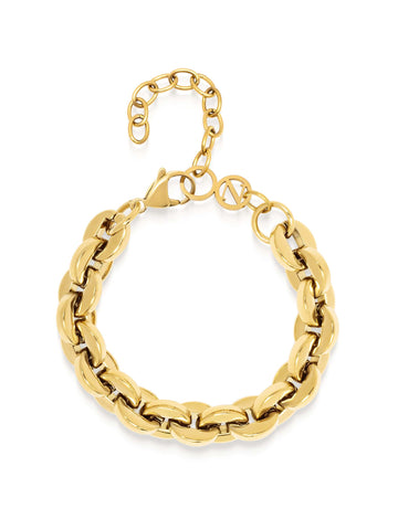Nialaya Women's Chain Bracelet Loop Link Bracelet Loop Link Bracelet
